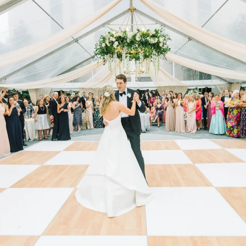White And Maple Dance Floor